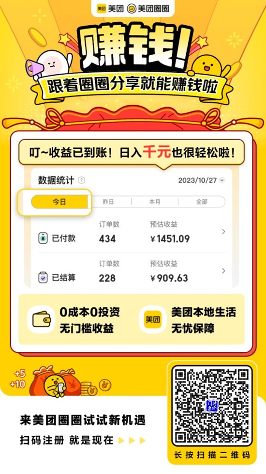 美团圈圈邀请码 lao2